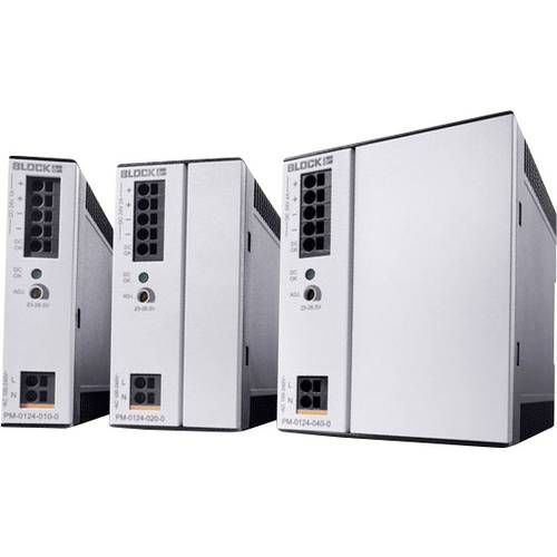 Thumbnail - BLOCK PM-0112-020-0 Hutschienen-Netzteil (DIN-Rail) 12 V/DC 2 A 24 W Anzahl Ausgänge:1 x Inhalt 1 St.