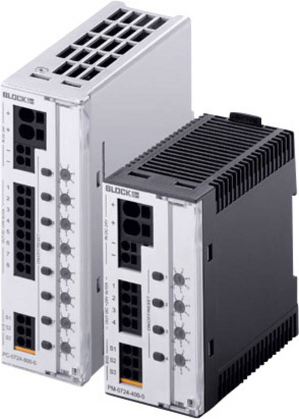 BLOCK PM-0824-240-0 Elektronischer Schutzschalter  24 V/DC 6 A  Anzahl Ausgänge:4 x  Inhalt 1 St.