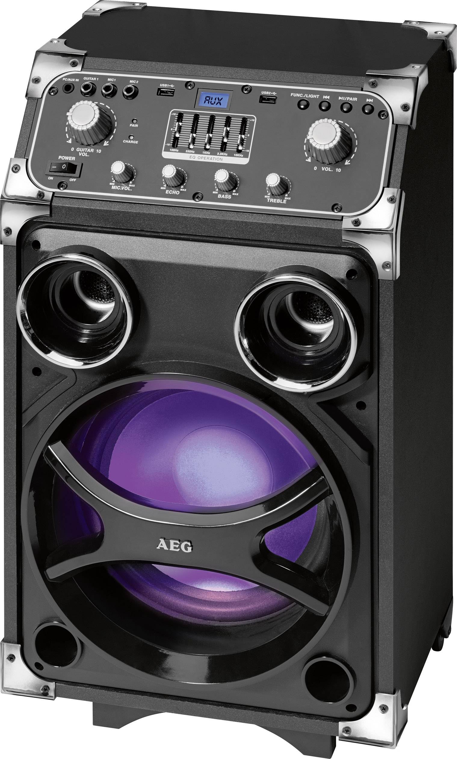 AEG EC4829 Mobiler PA Lautsprecher 21 cm 8.4 Zoll 1 St.-6