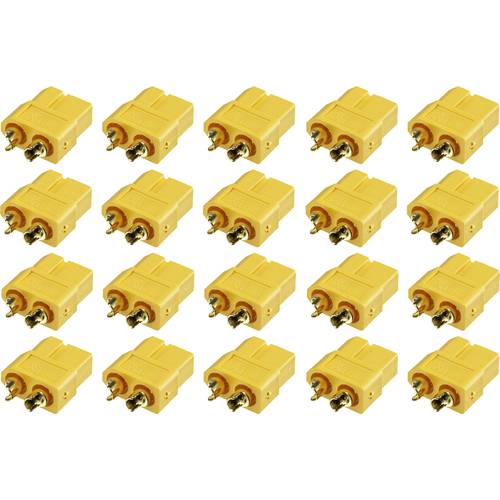 Reely 1399713 Akku Buchse XT60 vergoldet 20 St.