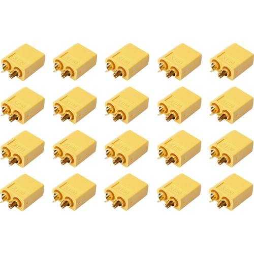 Reely 1399717 Akku Stecker XT60 vergoldet 20 St.