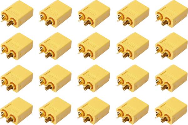 Reely 1399717 Akku Stecker XT60 vergoldet 20 St.