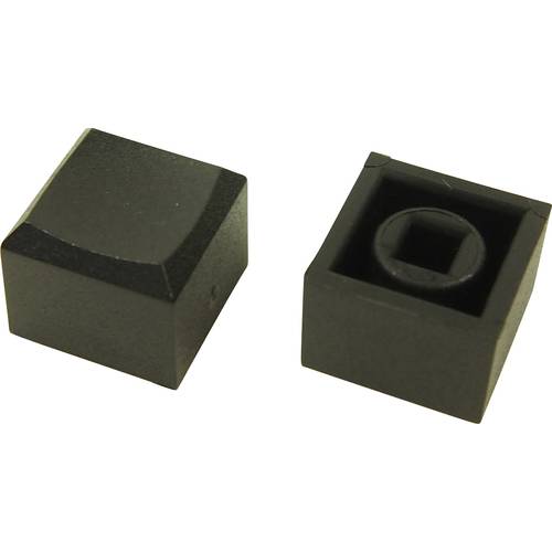 Cliff CP3433 CP3433 Druckknopf Schwarz (L x B x H) 12.2 x 12.2 x 10 mm 1 St.
