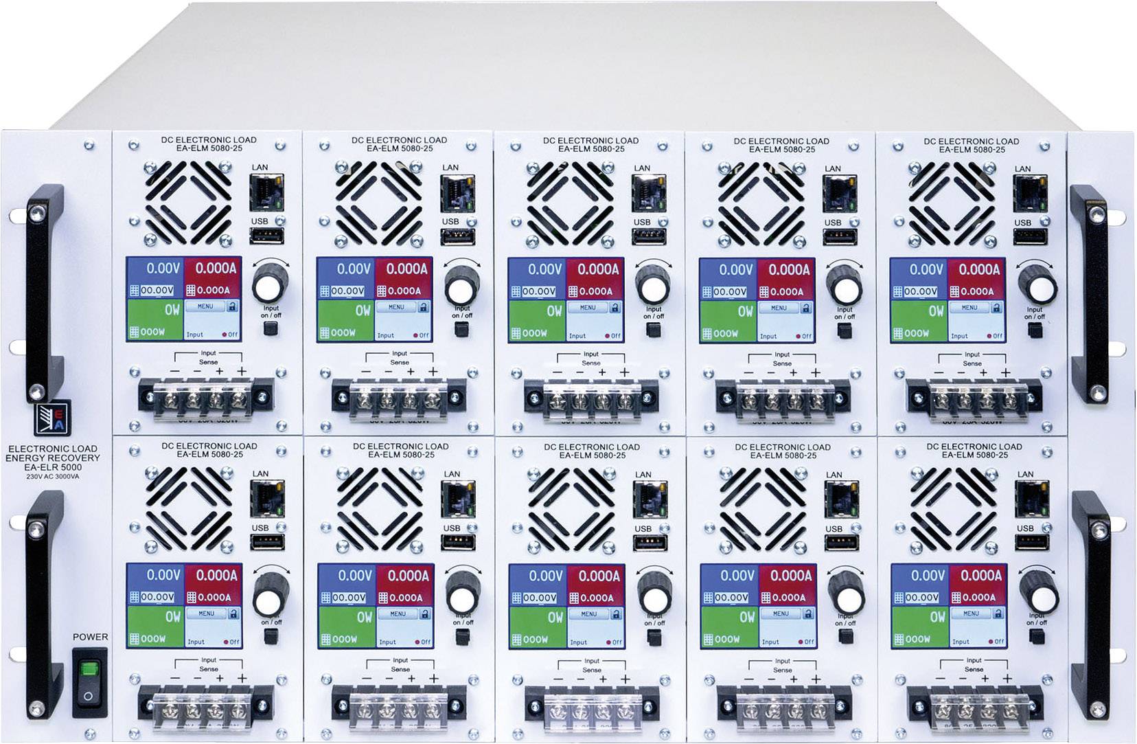 EA Elektro Automatik EA-ELR 5000 Rack 6U Einbau-Kit Passend für Marke (Steckernetzteile) EA Elektro-Automatik-0