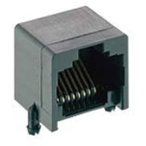 Lumberg 2531 01 Modular-Einbaukupplung RJ45 2531 01 Buchse, Einbau horizontal Pole: 8P8C Schwarz 1 St.
