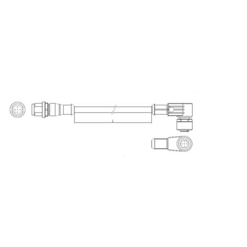 Thumbnail - TE Connectivity 3-2273126-4 Sensor-/Aktor-Steckverbinder, konfektioniert M12 Stecker, gerade, Buchse, gewinkelt 1.50 m P...