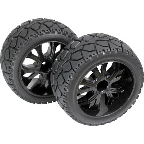 Absima 1:10 Buggy Kompletträder Tarmac forward 5-Speichen Schwarz 1 Paar