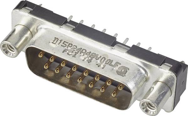 FCI D-SUB D37P24A4GV00LF D-SUB Stiftleiste 180 ° Polzahl: 37 Print 1 St.