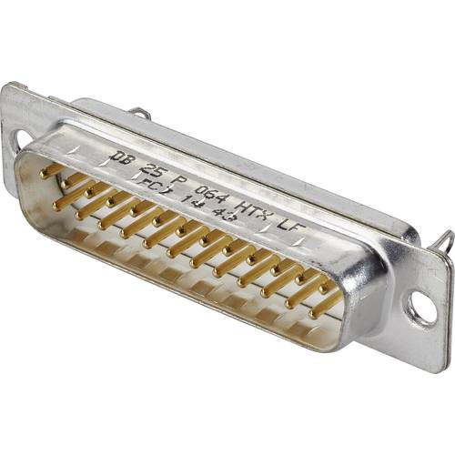 FCI D-SUB DB25P064TXLF D-SUB Stiftleiste 180 ° Polzahl: 25 Lötkelch 1 St.