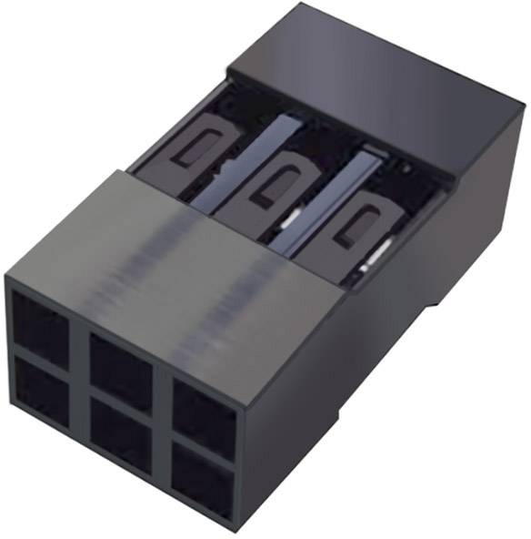 FCI Buchsengehäuse-Kabel Mini-PV Polzahl Gesamt 8 Rastermaß: 2.54 mm 65043-033ELF 1 St.