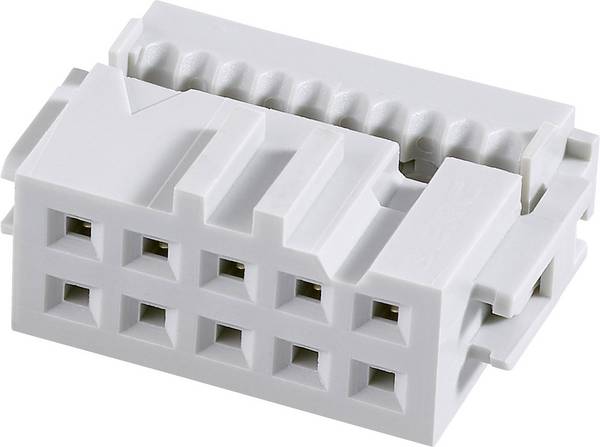 FCI 71600-120LF Pfosten-Steckverbinder Rastermaß: 2.54 mm Polzahl Gesamt: 20 Anzahl Reihen: 2 1 St.