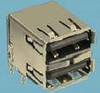 Einbaubuchse USB Typ A 2.0 Buchse, Einbau horizontal USB 2 Port 72309-8034BLF FCI Inhalt: 1 St.