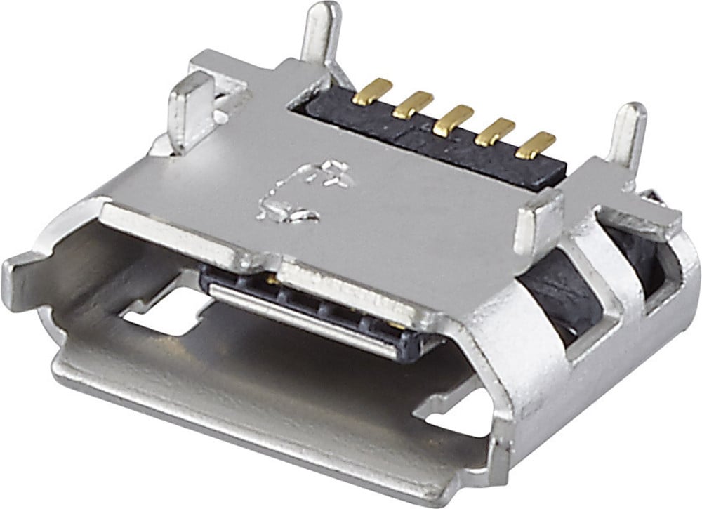 Einbaubuchse Micro USB Typ A/B 2.0 Buchse, Einbau horizontal USB 1 Port ...