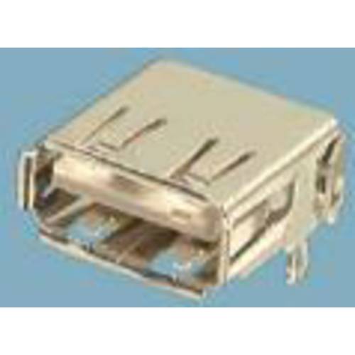 Einbaubuchse USB Typ A 2.0 Buchse, Einbau horizontal USB 1 Port 87520-0010BLF FCI Inhalt: 1 St.
