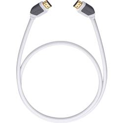 Image of Oehlbach HDMI Anschlusskabel HDMI-A Stecker, HDMI-A Stecker 2.20 m Weiß 92573 HDMI-Kabel