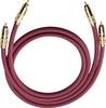 Cinch Audio Anschlusskabel [2x Cinch-Stecker - 2x Cinch-Stecker] 0.70 m Anthrazit vergoldete Steckkontakte Oehlbach NF 214 Master