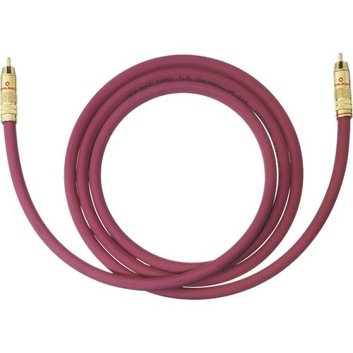 Oehlbach 205410 Audio Anschlusskabel 10.00 m Bordeaux