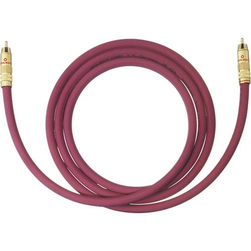 Oehlbach 2054 Audio Anschlusskabel 2.00 m Bordeaux