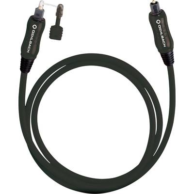 Toslink Digital-Audio Anschlusskabel [1x Toslink-Stecker (ODT) - 1x Toslink-Stecker (ODT)] 3.00 m Schwarz Oehlbach OPTO 