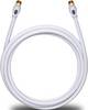 Antennen, SAT Anschlusskabel [1x F-Stecker - 1x F-Stecker] 5.10 m 120 dB vergoldete Steckkontakte Weiß Oehlbach Transmission Plus S