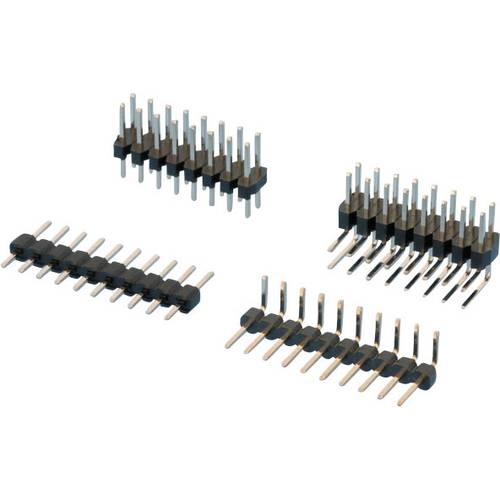 W & P Products Stiftleiste (Standard) Anzahl Reihen: 1 Polzahl je Reihe: 10 314-100-010-00 1 St.