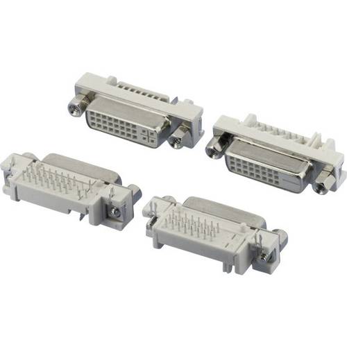 W & P Products 507-29-2-2-20 DVI-Steckverbinder Buchse, Einbau horizontal Polzahl: 29 Silber 1 St.