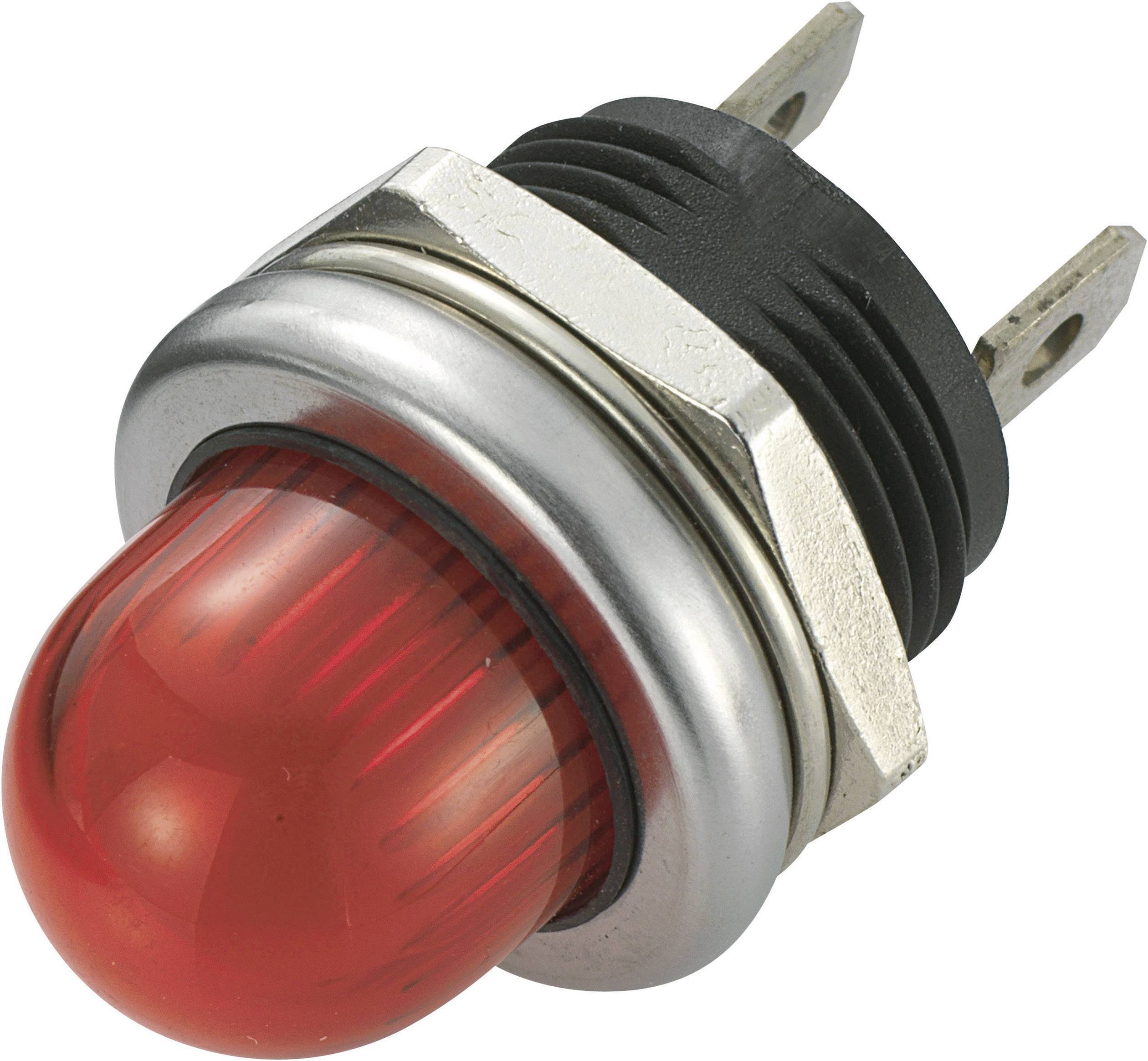 TRU COMPONENTS LED-Signalleuchte Rot 12 V/DC TC-R9-105L1-02-WRR4