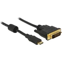 HDMI / DVI prepojovací kábel Delock 83583, 2.00 m, čierna
