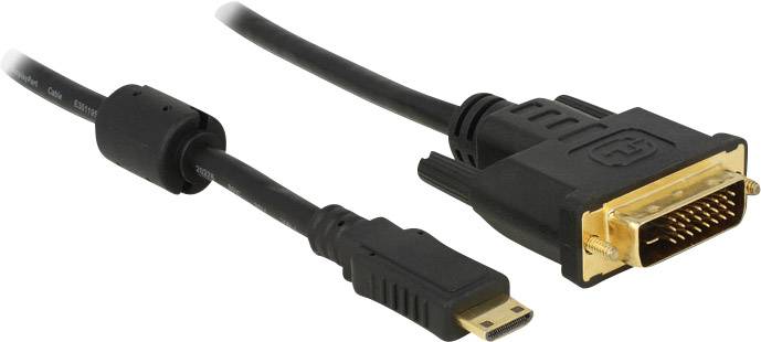 DELOCK Kabel Mini HDMI C Stecker > DVI 24+1 Stecker 2 m