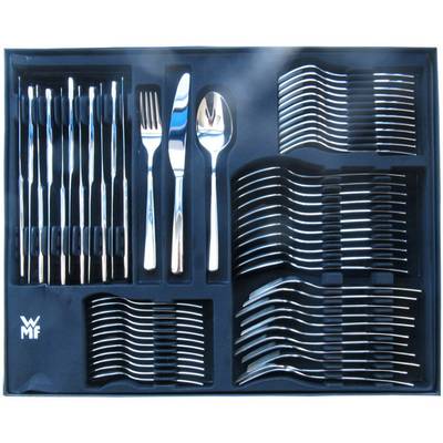 WMF Boston Besteck-Set 60er Set Edelstahl (rostfrei) spülmaschinenfest Silber 11.2000.9099-0