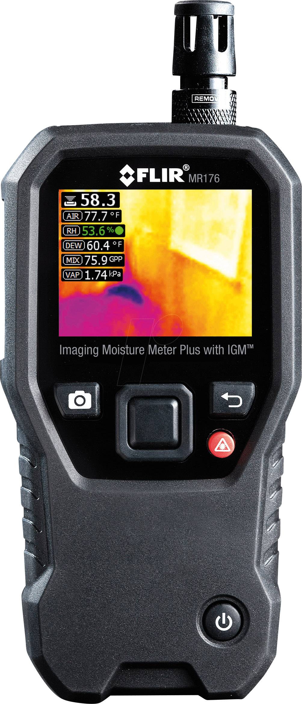 FLIR Materialfeuchtemessgerät FLIR MR176 Messbereich Baufeuchtigkeit (Bereich) 0 bis 100 % vol integ