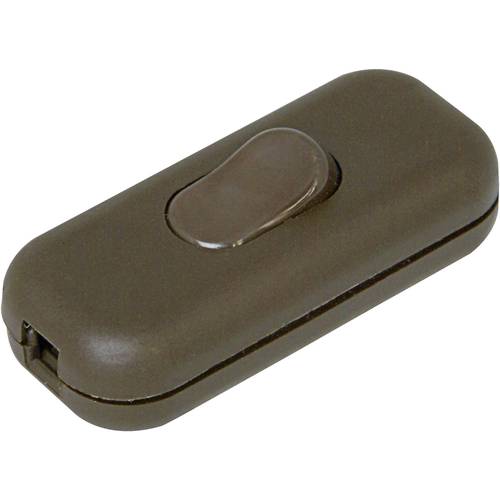 Thumbnail - Kopp 191306002 Schnurschalter mit Zugentlastung Braun 1 x Aus/Ein 2 A 1 St.