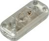 Kopp 191310089 Schnurschalter mit Zugentlastung Transparent 1 x Aus/Ein 2 A 1 St.