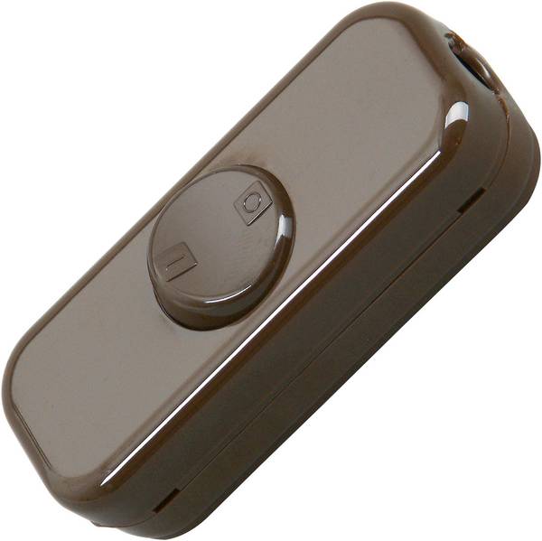 Kopp 193606003 Schnurschalter  Braun 1 x Aus/Ein 10 A   1 St.