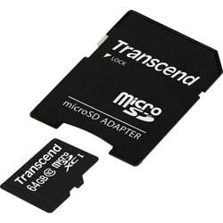 Pamäťová karta micro SDXC, 64 GB, Transcend Premium, Class 10, UHS-I, vr. SD adaptéru