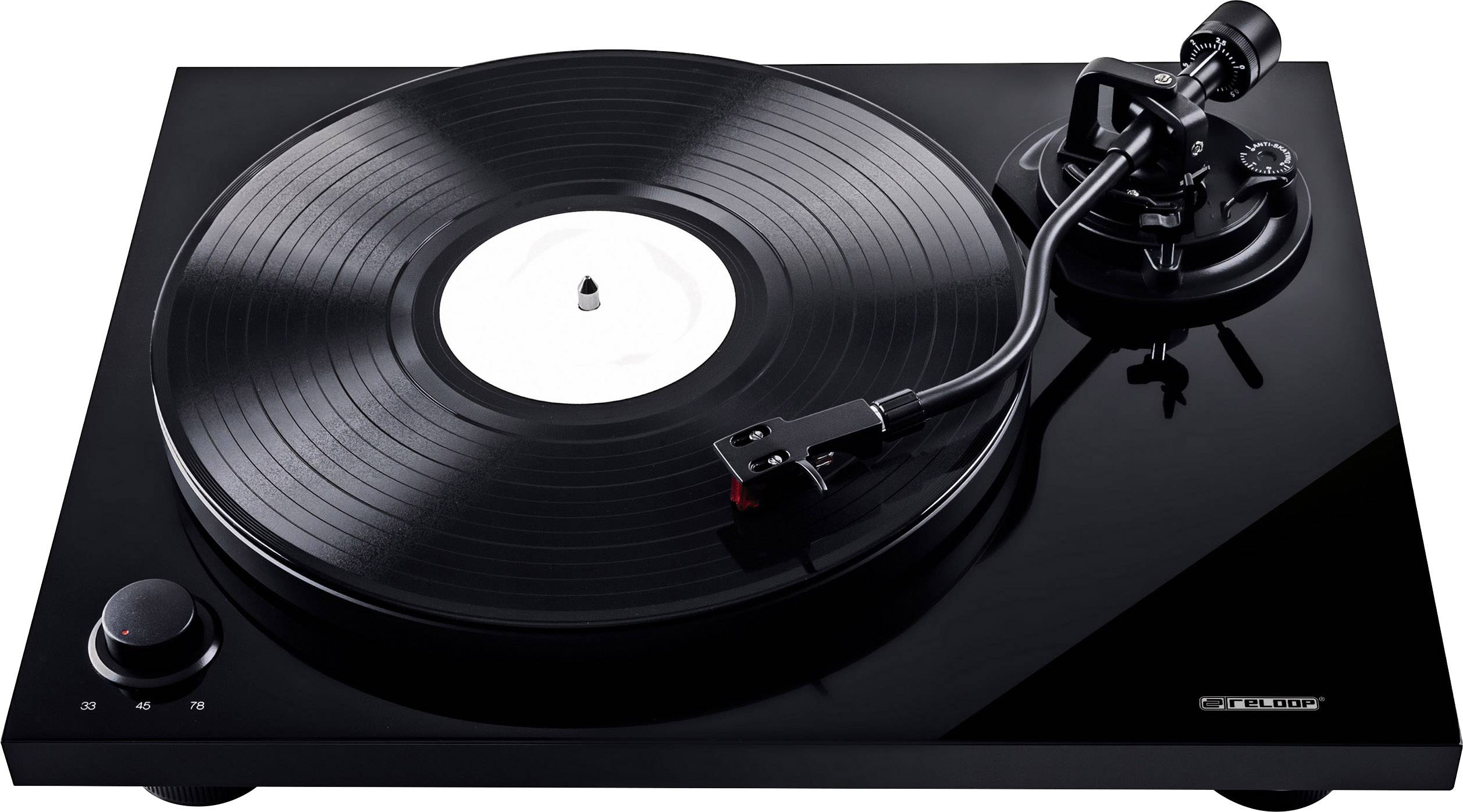 Reloop High-End USB-Plattenspieler Riemenantrieb Schwarz-2