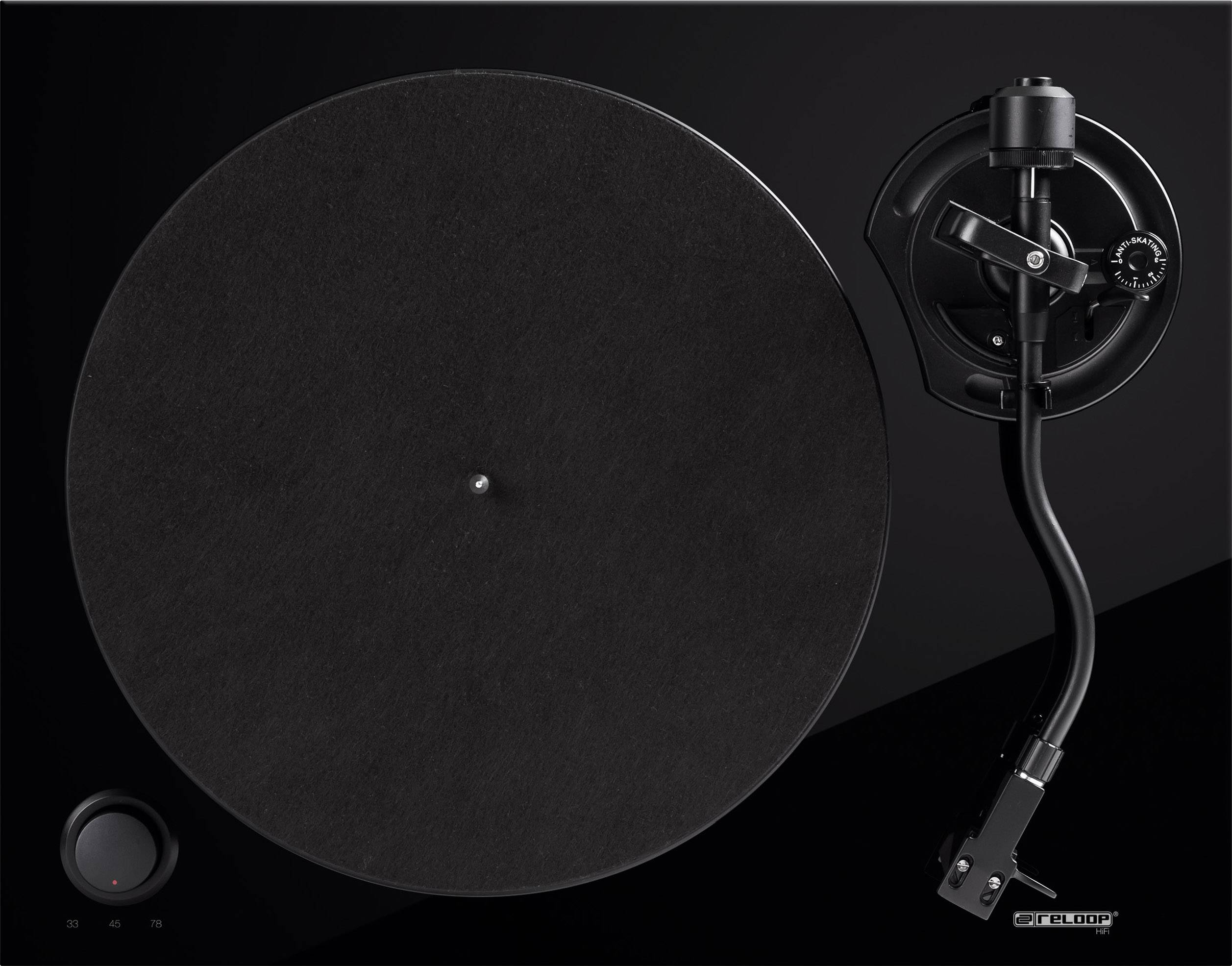 Reloop High-End USB-Plattenspieler Riemenantrieb Schwarz-3