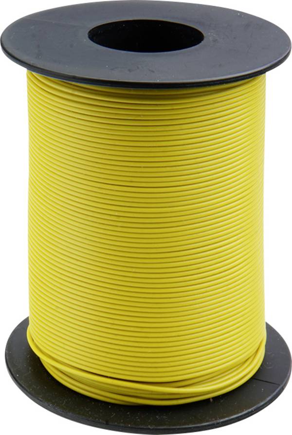 Donau Elektronik 105-3-100 Schaltdraht  1 x 0.20 mm² Gelb 100 m