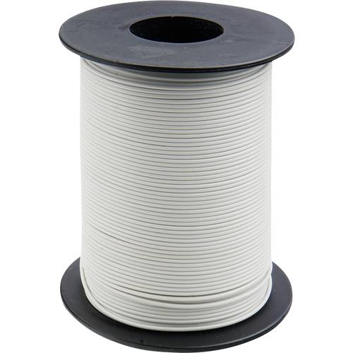 Donau Elektronik 105-5-100 Schaltdraht 1 x 0.20 mm² Weiß 100 m