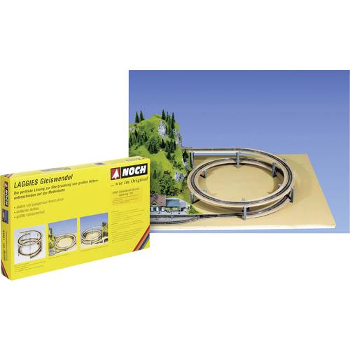 NOCH 0053104 H0 Gleiswendel Aufbaukreis (B x H) 165 mm x 87 mm 360 mm, 437.5 mm