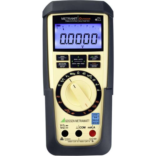 Thumbnail - Gossen Metrawatt METRAHIT OUTDOOR Hand-Multimeter kalibriert (DAkkS-akkreditiertes Labor) digital CAT III 1000 V, CAT IV...
