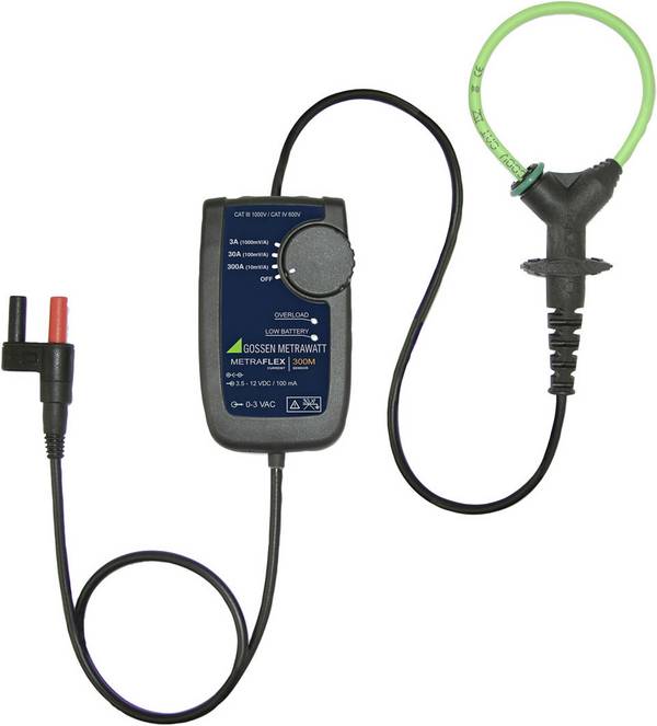 Gossen Metrawatt METRAFLEX 300M Stromzangenadapter Messbereich A/AC (Bereich): 3 - 300 A flexibel