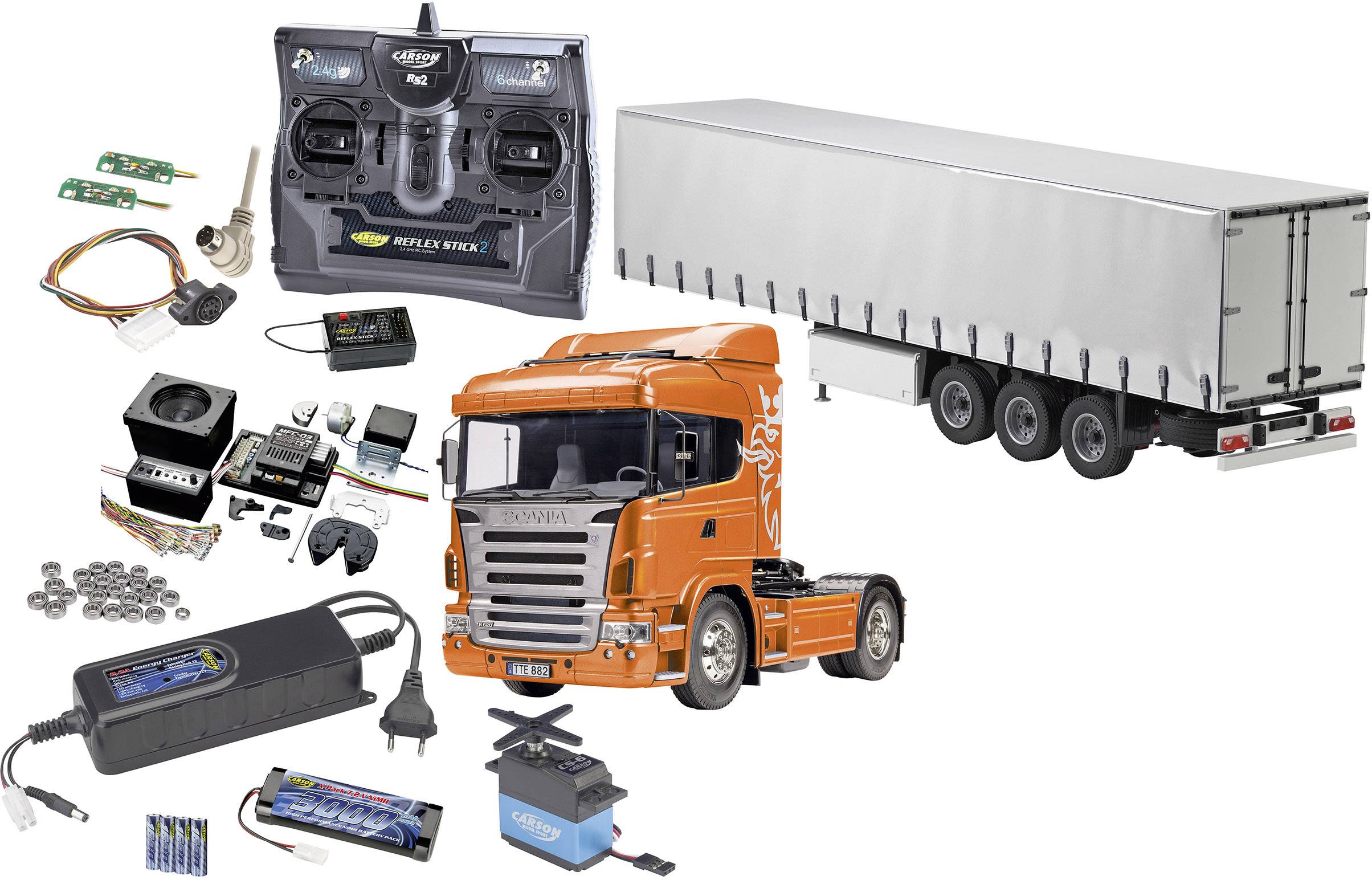 Tamiya Scania R470 4x2 1:14 Electric RC model truck Deluxe ...