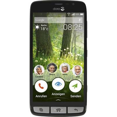 doro Liberto 825 Senioren-Smartphone  8 GB 12.7 cm (5 Zoll) Schwarz Android™ 5.1 Lollipop Single-SIM