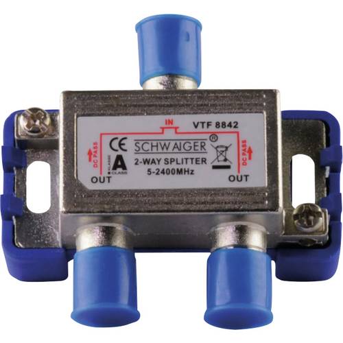 Schwaiger VTF8842 241 SAT-Verteiler 2-fach 5 - 2400 MHz
