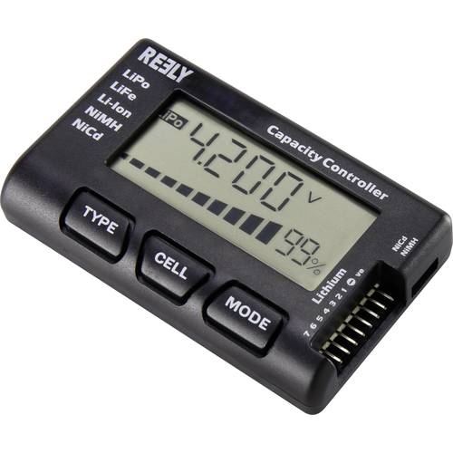 Reely LiPo-Checker geeignet für Batterie-Zellen: 2 - 7 1 St. RE-6546762