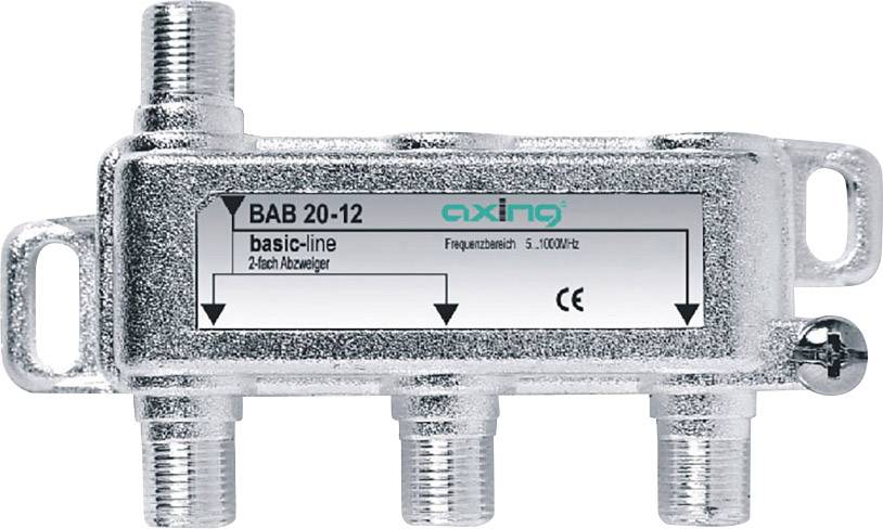 BAB 20-12 - Kabelsplitter - 5 - 1006 MHz - Grau - A - 12 dB - F-0