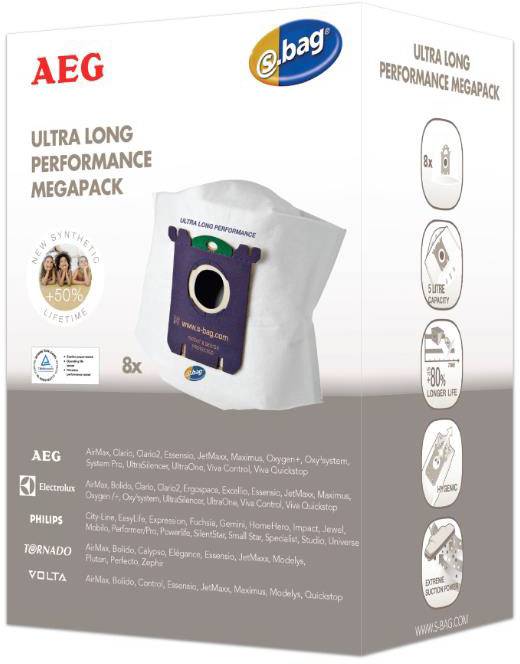 10 Staubsaugerbeutel geeignet für Electrolux Bag Ultra Long Performance Beutel