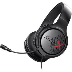 Image of Sound BlasterX Sound BlasterX H3 Gaming Headset 3.5 mm Klinke schnurgebunden Over Ear Schwarz, Rot Stereo