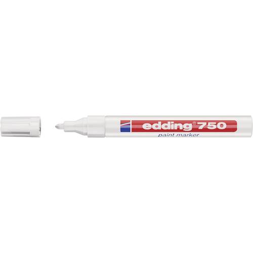 Edding 750 paint marker 4-750049 Lackmarker Weiß 2 mm, 4 mm